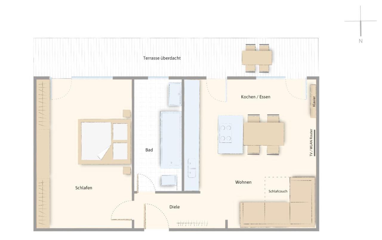 Moderne Ferienwohnung Nahe Swr Und Golfplatz Baden-Baden Kültér fotó